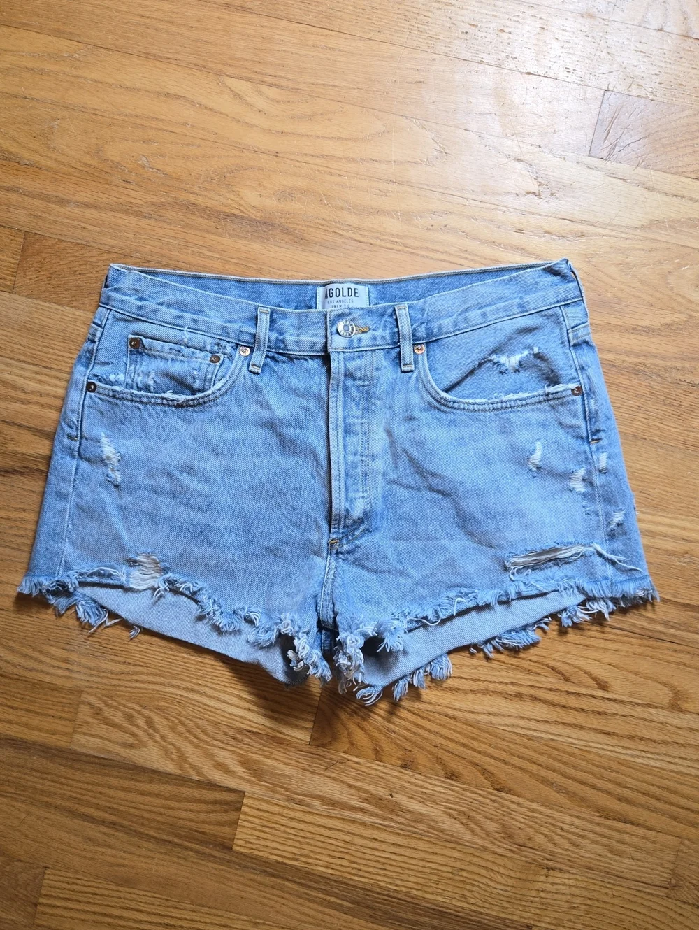 Agolde Parker vintage cut off denim shorts, Swapmeet